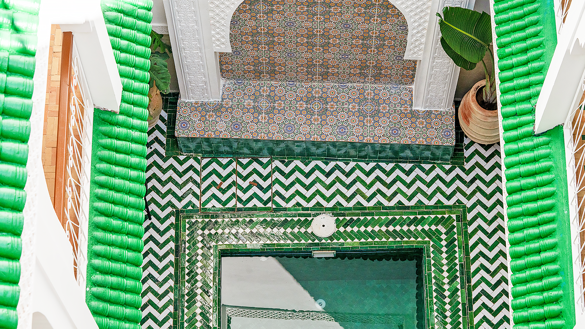 Vue d'en haut Riad Ilyan 🛎️ 